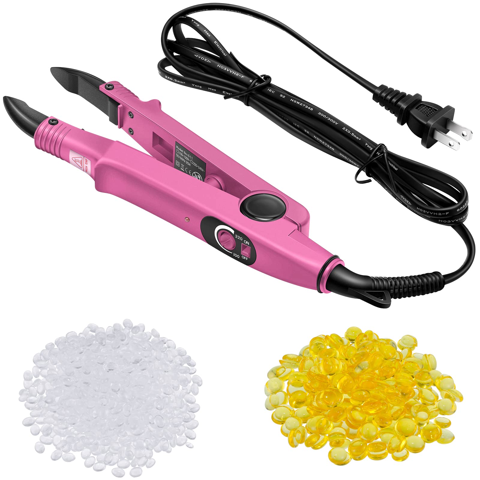 Amazon.com: Zhehao Fusion Hair Extensions Tool US Plug